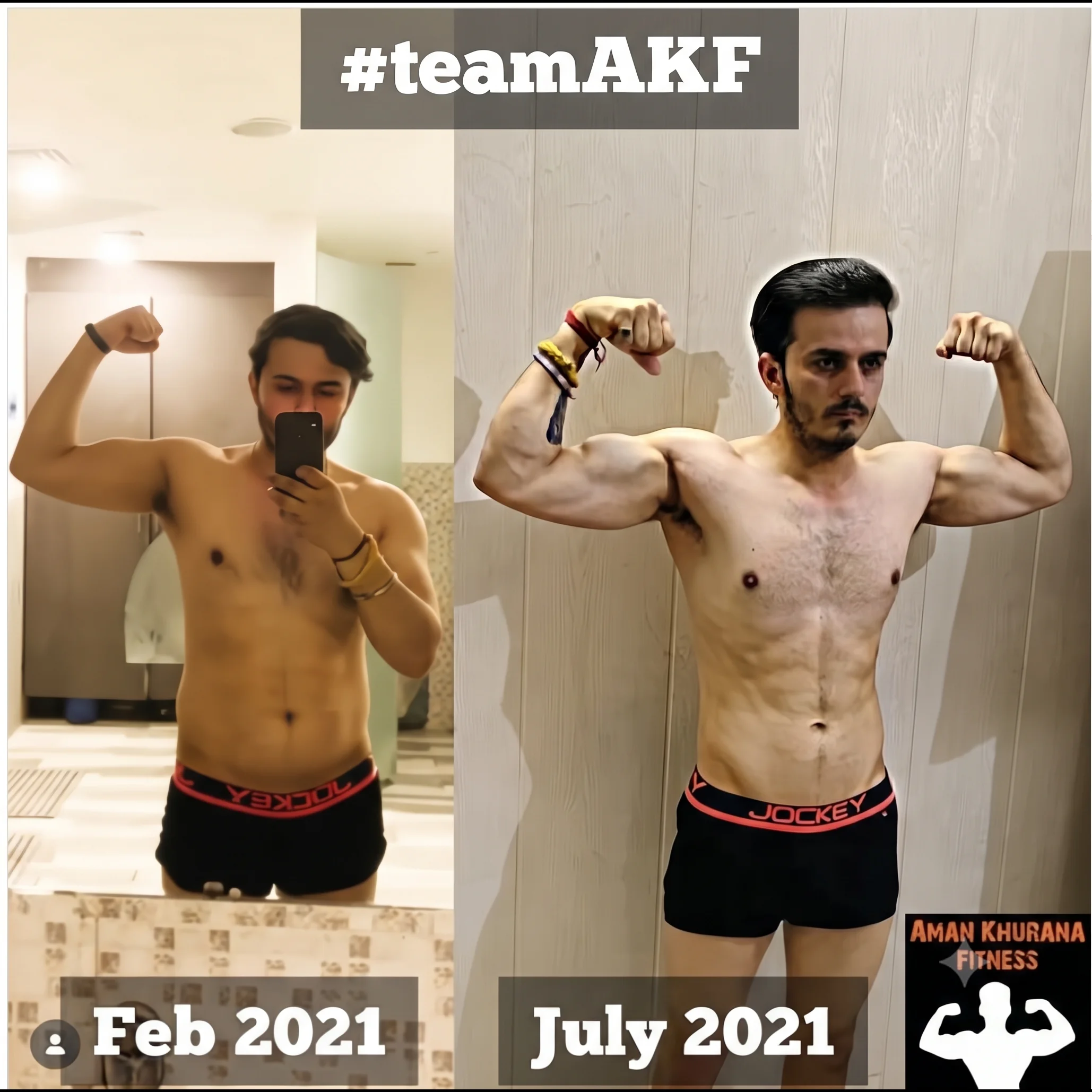#teamAKF male transformation
